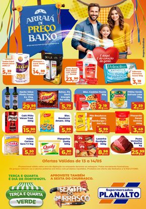 Catálogo Supermercados Planalto em Umuarama | Oferta Supermercados Planalto | 13/05/2024 - 14/05/2024