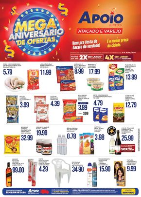 Promoções de Supermercados em Curvelo | MEGA ANIVERSÁRIO DE OFERTAS  de Apoio Mineiro | 13/05/2024 - 19/05/2024