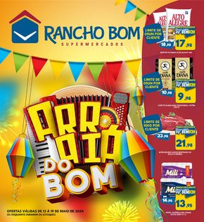 Catálogo Rancho Bom Supermercados em Jaraguá do Sul | Ofertas Rancho Bom Supermercados | 13/05/2024 - 19/05/2024
