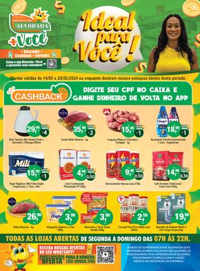 Promoções de Supermercados em Ouro Fino | Super Ofertas Alvorada de Supermercados Alvorada | 14/05/2024 - 20/05/2024