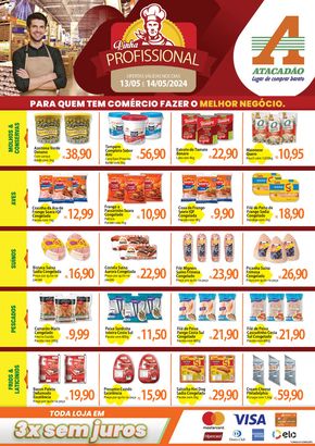 Promoções de Supermercados em Castilho | Atacadão - Linha Profissional de Atacadão | 13/05/2024 - 14/05/2024