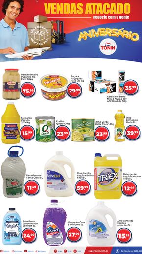 Promoções de Supermercados em Sales Oliveira | Vendas Atacado - Aniversário de Tonin Superatacado | 13/05/2024 - 17/05/2024