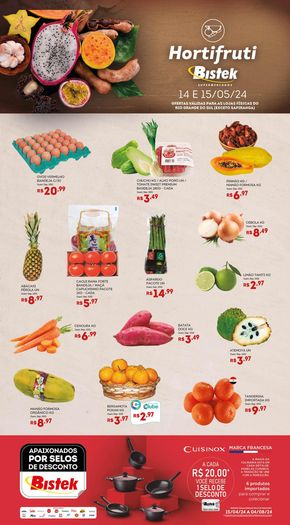 Catálogo Bistek Supermercados em Lages | Hortifruti Bistek Supermercados | 14/05/2024 - 15/05/2024