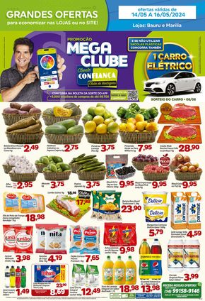 Promoções de Supermercados em Pompéia | Grandes Ofertas Confiança Supermercados de Confiança Supermercados | 14/05/2024 - 16/05/2024