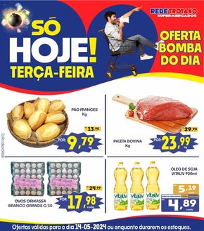 Catálogo Rede Troyano de Supermercados em Dracena | BOMBA DO DIA TROYANO! | 14/05/2024 - 14/05/2024
