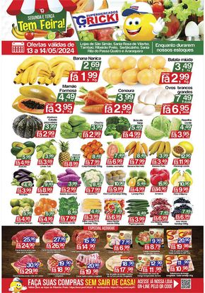 Catálogo Supermercados Gricki em Sertãozinho | Ofertas Supermercados Gricki | 14/05/2024 - 14/05/2024