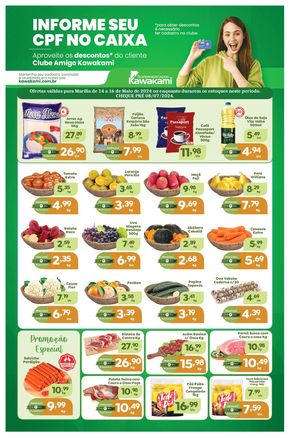 Promoções de Supermercados em Pompéia | Ofertas - Marília de Supermercados Kawakami | 14/05/2024 - 16/05/2024