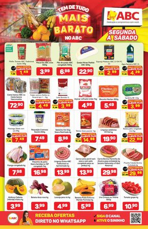 Promoções de Supermercados em Santo Antônio do Monte | Supermercados ABC Oferta Semanal Varejo - Geral de Supermercados ABC | 14/05/2024 - 18/05/2024
