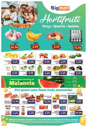 Catálogo Bigmart em Andradina | Hortifruti Bigmart | 15/05/2024 - 16/05/2024