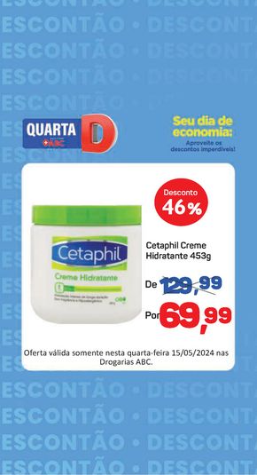 Catálogo Supermercados ABC em Paraisópolis | Supermercados ABC Quarta de Desconto Drogaria | 15/05/2024 - 15/05/2024