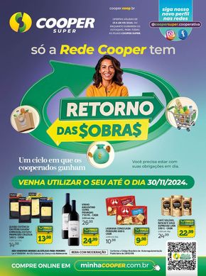 Promoções de Supermercados em Presidente Getúlio | Tabloide Quinzenal de Cooper | 15/05/2024 - 28/05/2024