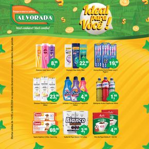 Promoções de Supermercados em Ouro Fino | Oferta Supermercados Alvorada de Supermercados Alvorada | 16/05/2024 - 20/05/2024