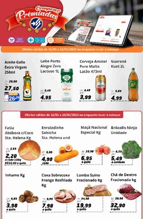Promoções de Supermercados em Sete Lagoas | Compras Prêmium Supermercados Santa Helena de Supermercados Santa Helena | 16/05/2024 - 22/05/2024