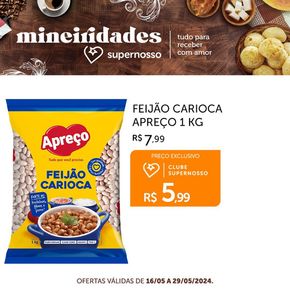 Promoções de Supermercados em Betim | Oferta Super Nosso de Super Nosso | 16/05/2024 - 29/05/2024
