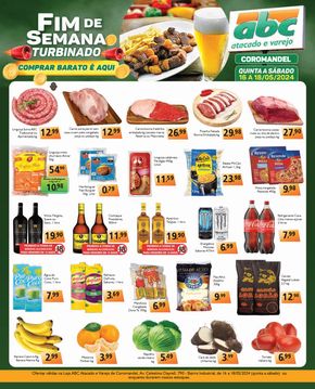 Promoções de Supermercados em Coromandel | Supermercados ABC Ofertas de FDS Atacados - Coromandel de Supermercados ABC | 16/05/2024 - 18/05/2024