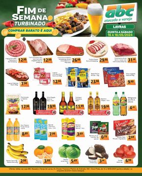 Catálogo Supermercados ABC em Lavras | Supermercados ABC Ofertas de FDS Atacados - Lavras | 16/05/2024 - 18/05/2024