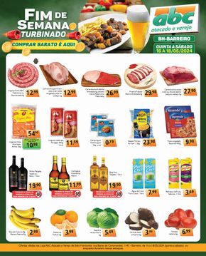 Promoções de Supermercados em Sarzedo | Supermercados ABC Ofertas de FDS Atacados - Barreiro de Supermercados ABC | 16/05/2024 - 18/05/2024