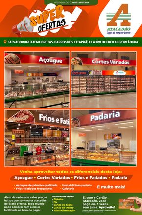 Promoções de Supermercados em Lauro de Freitas | Atacadão - Açougue / Padaria / Frios e Fatiados de Atacadão | 16/05/2024 - 19/05/2024