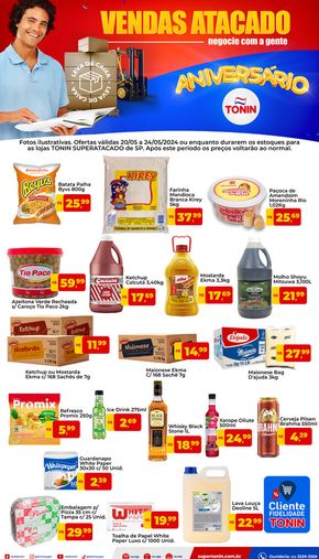 Promoções de Supermercados em Sales Oliveira | Vendas Atacado de Tonin Superatacado | 20/05/2024 - 24/05/2024