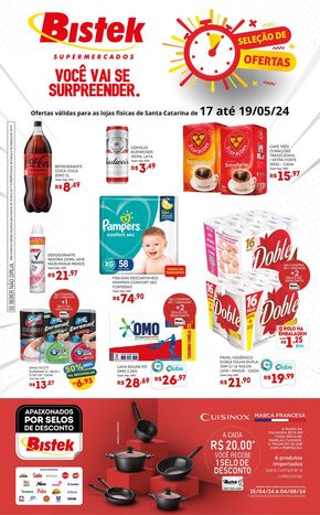 Catálogo Bistek Supermercados em Nova Veneza | Ofertas Bistek Supermercados | 17/05/2024 - 19/05/2024