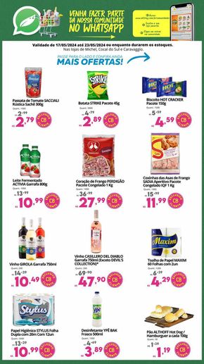 Catálogo Althoff Supermercados em Nova Veneza | Encarte Semanal - CO | 17/05/2024 - 23/05/2024