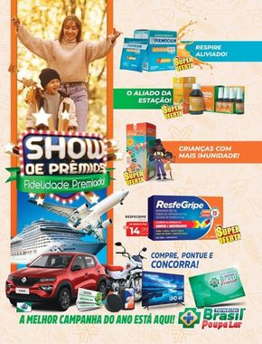 Promoções de Farmácias e Drogarias em Marmeleiro | Show De Prêmios de Farmacias Brasil Pupa Lar | 17/05/2024 - 31/05/2024