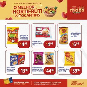 Catálogo Quartetto Supermercados em Porto Nacional | Ofertas Quartetto Supermercados | 17/05/2024 - 19/05/2024