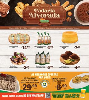 Catálogo Supermercados Alvorada em Ouro Fino | Padaria Alvorada | 17/05/2024 - 19/05/2024