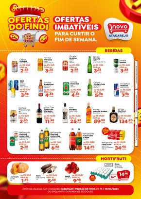 Promoções de Supermercados em João Pessoa | OFERTAS DO FINDI de Novo Atacarejo | 17/05/2024 - 19/05/2024