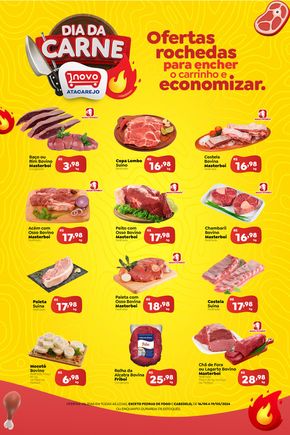 Promoções de Supermercados em Alagoinhas | DIA DA CARNE de Novo Atacarejo | 16/05/2024 - 19/05/2024