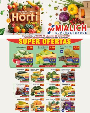 Promoções de Supermercados em Sales Oliveira | Super Ofertas Mialich Supermercados de Mialich Supermercados | 20/05/2024 - 22/05/2024