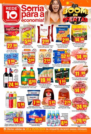 Promoções de Supermercados em Sales Oliveira | Jornal de Ofertas  de Rede 10 | 20/05/2024 - 25/05/2024