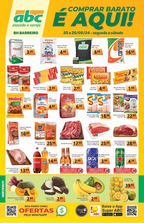 Catálogo Supermercados ABC | Supermercados ABC Oferta Semanal Atacados - Barreiro | 20/05/2024 - 25/05/2024