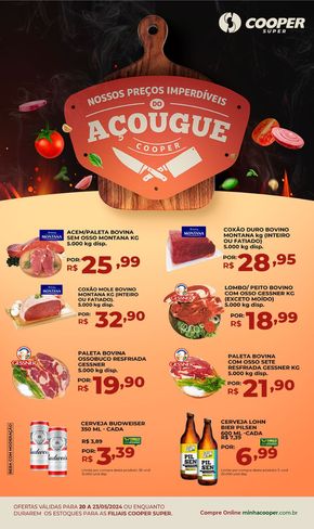 Promoções de Supermercados em Presidente Getúlio | Semanal Aougue  de Cooper | 20/05/2024 - 23/05/2024