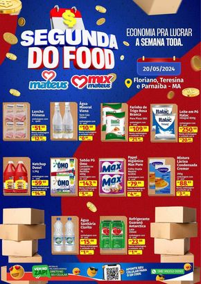 Promoções de Supermercados em Balsas | Segunda Do Food Supermercados Mateus de Supermercados Mateus | 20/05/2024 - 20/05/2024