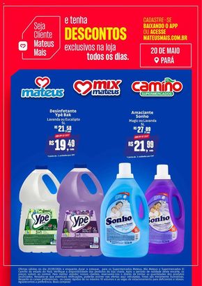 Promoções de Supermercados em Balsas | Descontos Supermercados Mateus de Supermercados Mateus | 20/05/2024 - 20/05/2024