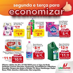 Promoções de Supermercados em Gravataí | Ofertas UniSuper de UniSuper | 20/05/2024 - 21/05/2024