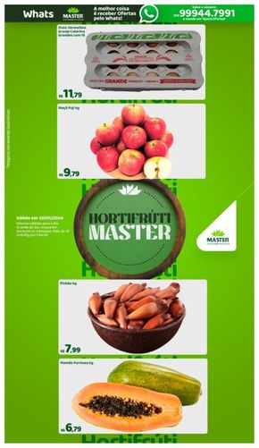 Catálogo Master Supermercados em Erechim | Ofertas Master Supermercados | 20/05/2024 - 20/05/2024