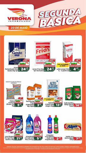 Promoções de Supermercados em Jaguapitã | Ofertas Verona Supermercados de Verona Supermercados | 20/05/2024 - 20/05/2024
