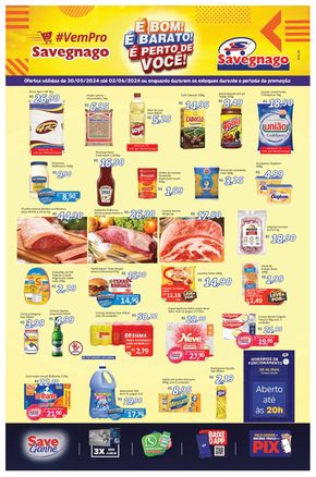Catálogo Supermercado Savegnago em Franca | Ofertas Supermercados Savegnago | 30/05/2024 - 02/06/2024