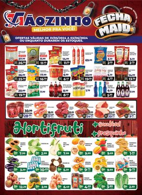 Promoções de Supermercados em Guaratinguetá |  Ofertas Supermercados Tiaozinho de Supermercados Tiaozinho | 31/05/2024 - 03/06/2024