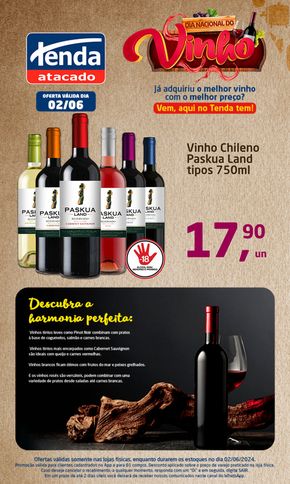 Catálogo Tenda Atacado em Guaratinguetá | Dia Nacional do Vinho | 02/06/2024 - 02/06/2024