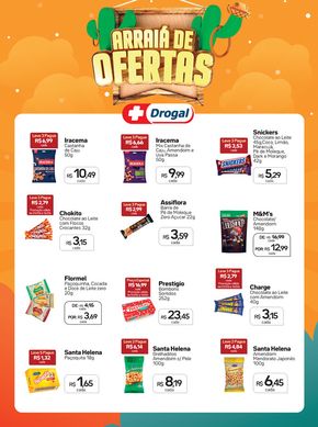 Promoções de Supermercados em Areiópolis | Arraiá de Ofertas Drogal de Drogal | 03/06/2024 - 30/06/2024