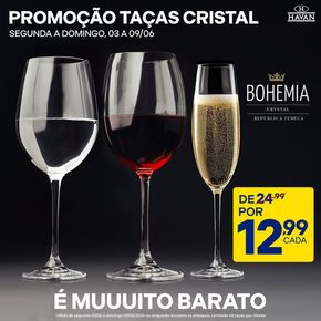 Catálogo Lojas Havan em Santa Bárbara do Pará | Promoção Taças Cristal | 04/06/2024 - 09/06/2024