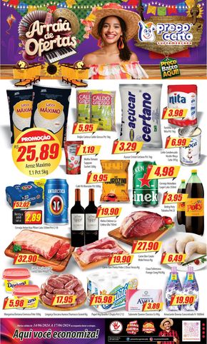 Promoções de Supermercados em Pompéia | Ofertas Preço Certo de Preço Certo | 14/06/2024 - 17/06/2024