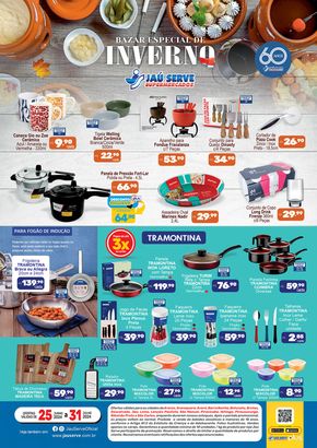 Catálogo Supermercados Jaù Serve | Bazar de Inverno | 25/06/2024 - 31/07/2024
