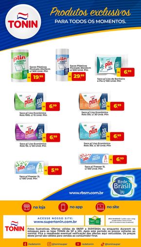 Promoções de Supermercados em Araraquara | Produtos Exclusivos  de Tonin Superatacado | 08/07/2024 - 31/07/2024