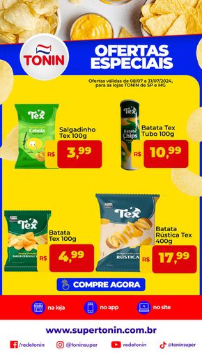 Promoções de Supermercados em São Carlos | Ofertas Especiais de Tonin Superatacado | 08/07/2024 - 31/07/2024