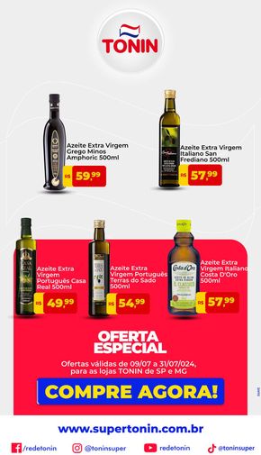 Promoções de Supermercados em São Carlos | Oferta Especial  de Tonin Superatacado | 09/07/2024 - 31/07/2024