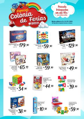 Catálogo Giassi Supermercados | Colônia de Férias | 11/07/2024 - 31/07/2024